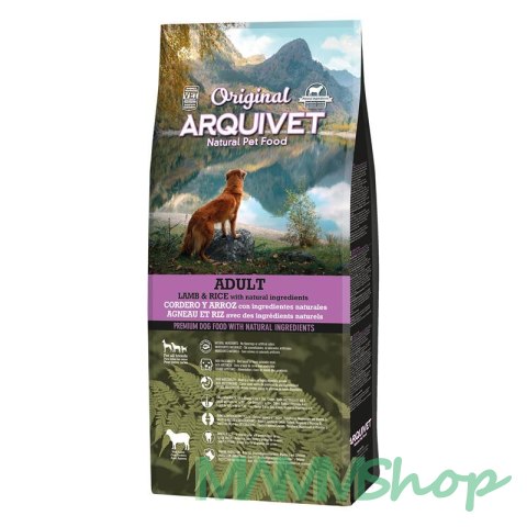 Arquivet Arquivet Original Adult Jagnięcina z ryżem 12 kg