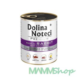 Dolina Noteci DOLINA NOTECI Premium bogata w królika z żurawiną 800g