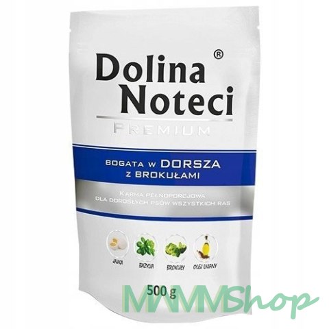 Dolina Noteci Dolina Noteci Premium bogata w dorsza z brokułami saszetka 500 g