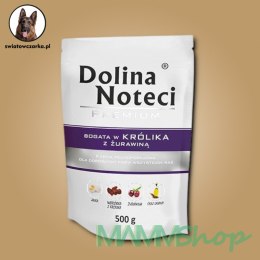 Dolina Noteci Dolina Noteci Premium bogata w królika z żurawiną saszetka 500 g