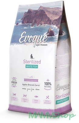 Evoque Evoque Cat Sterilised Biała Ryba Super Premium 1,5kg