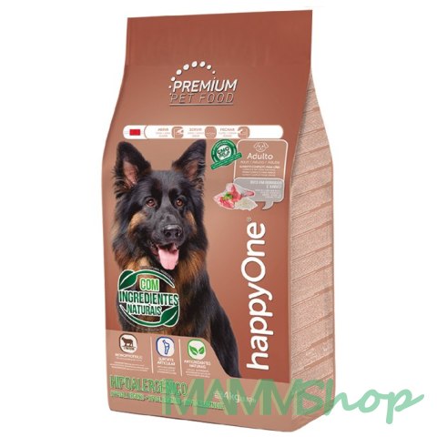 HappyOne HappyOne Adult Dog - Hypoallergenic z jagnięciną 4kg