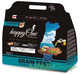 HappyOne Meditteraneum HappyOne Grain-Free Mediterraneum Small Breeds sardynka 3kg