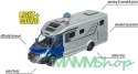 Pojazd Majorette G.S.Hymer B-Class Kamper 19 cm