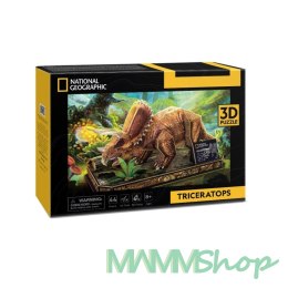 Puzzle 3D National Geographic - Triceratops