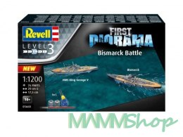 Model plastikowy First Diorama Set Bismarck Battle