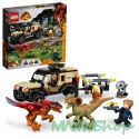 Klocki Jurassic World 76951 Transport pyroraptora i dilofozaura