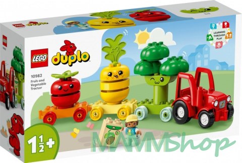 Klocki DUPLO 10982 Traktor z warzywami i owocami