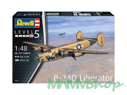 Model plastikowy Samolot B-24D Liberator 1/48