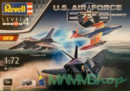 Zestaw upominkowy Samoloty US Air Force 75TH 1/72