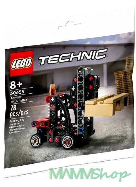 Klocki Technic 30655 Wózek widłowy z paletą