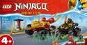 Klocki Ninjago 71789 Bitwa samochodowo-motocyklowa między Kaiem a Rasem