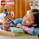 Klocki Super Heroes 76258 Marvel Figurka Kapitana Ameryki do zbudowania