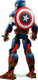 Klocki Super Heroes 76258 Marvel Figurka Kapitana Ameryki do zbudowania