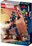 Klocki Super Heroes 76258 Marvel Figurka Kapitana Ameryki do zbudowania