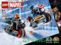 Klocki Super Heroes 76260 Marvel Motocykle Czarnej Wdowy i Kapitana Ameryki