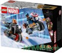 Klocki Super Heroes 76260 Marvel Motocykle Czarnej Wdowy i Kapitana Ameryki