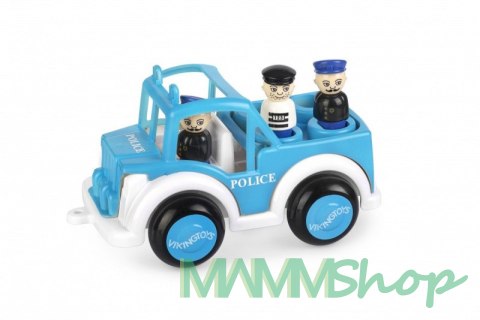 Pojazd Jeep Policja z figurkami Jumbo Viking Toys