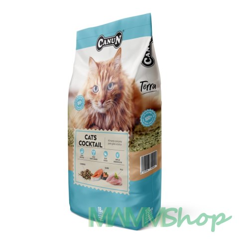 Canun Canun Terra Cats Cocktail 18 kg dla kotów dorosłych