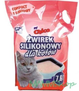 Rokus Chico Żwirek silikonowy 7,6l - compact kwiatowy