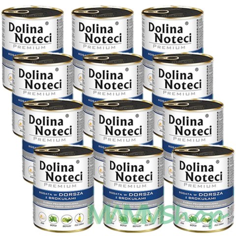 Dolina Noteci DOLINA NOTECI Premium bogata w dorsza z brokułami 12 x 800g