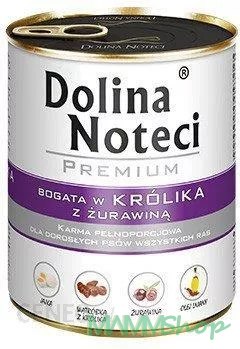 Dolina Noteci DOLINA NOTECI Premium bogata w królika z żurawiną 12 x 800g