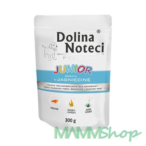 Dolina Noteci Dolina Noteci Premium JUNIOR bogata w jagnięcinę saszetka 300 g