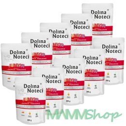 Dolina Noteci Dolina Noteci Premium JUNIOR bogata w serca wołowe saszetka 10x300 g