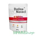 Dolina Noteci Dolina Noteci Premium JUNIOR bogata w serca wołowe saszetka 10x300 g