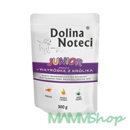 Dolina Noteci Dolina Noteci Premium JUNIOR bogata w wątróbkę z królika saszetka 10x300 g