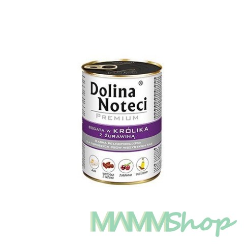 Dolina Noteci Dolina Noteci Premium bogata w królika z żurawiną 400g