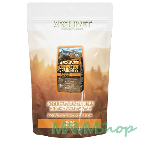 Arquivet PRÓBKA Arquivet GRAIN FREE Indyk z warzywami 60g