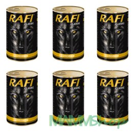 Rafi Rafi Classic z drobiem puszka 6x1240 g