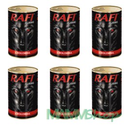 Rafi Rafi Classic z wołowiną puszka 6x1240 g