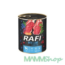 Rafi Rafi z jagnięciną, borówką i żurawiną 12 x 800 g