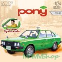 Model plastikowy Hyundai Pony gen. 1 Taxi 1/24