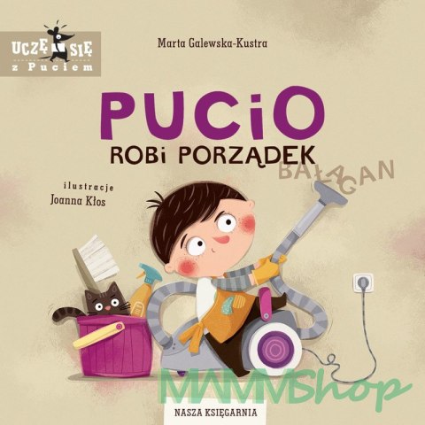 Książeczka Pucio robi porządek