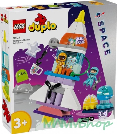 Klocki DUPLO 10422 Przygoda w promie kosmicznym 3w1