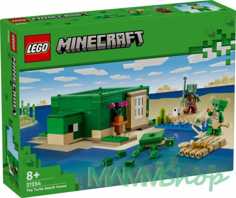 Klocki Minecraft 21254 Domek na plaży żółwi