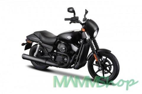 Model metalowy HD 2015 Street 750 1/18 czarny mat