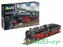 Model plastikowy Lokomotywa Express Locomotive S3/6 1/87