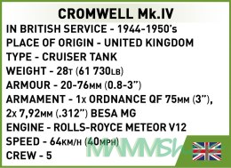 Klocki Historical Collection Cromwell Mk.IV