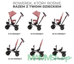 Rowerek trójkołowy AVEO ROSE PINK