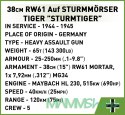 Klocki 38 cm Sturmmorser Sturmtiger