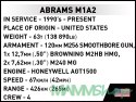 Klocki Abrams M1A2