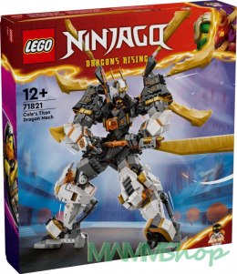 Klocki Ninjago 71821 Tytanowy smok-mech Cole'a