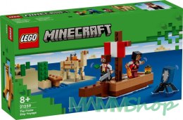 Klocki Minecraft 21259 Rejs statkiem pirackim