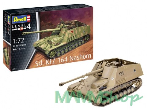 Model plastikowy Sd.Kfz. 164 Nashorn 1/72