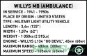 Klocki Willys MB Medical