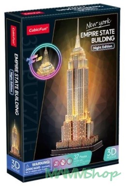 Puzzle 3D 37 elementów Empire State Building